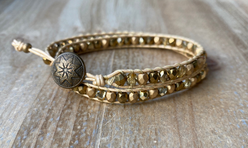 Armband ChanLuu-Style "Little Bling - gold-bronze"