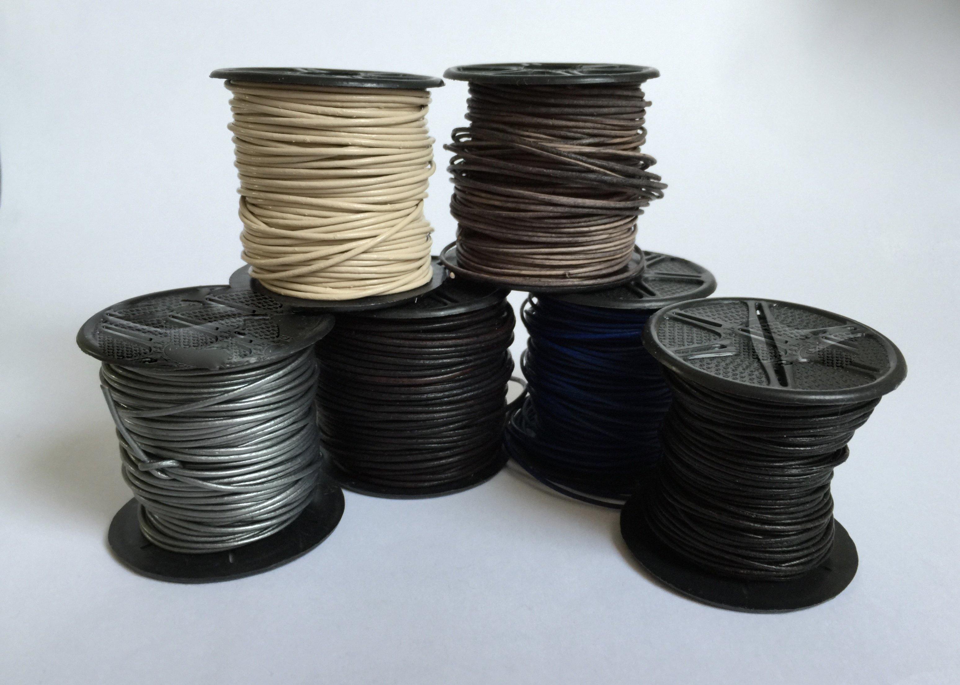Lederkordeln rund - bead&more