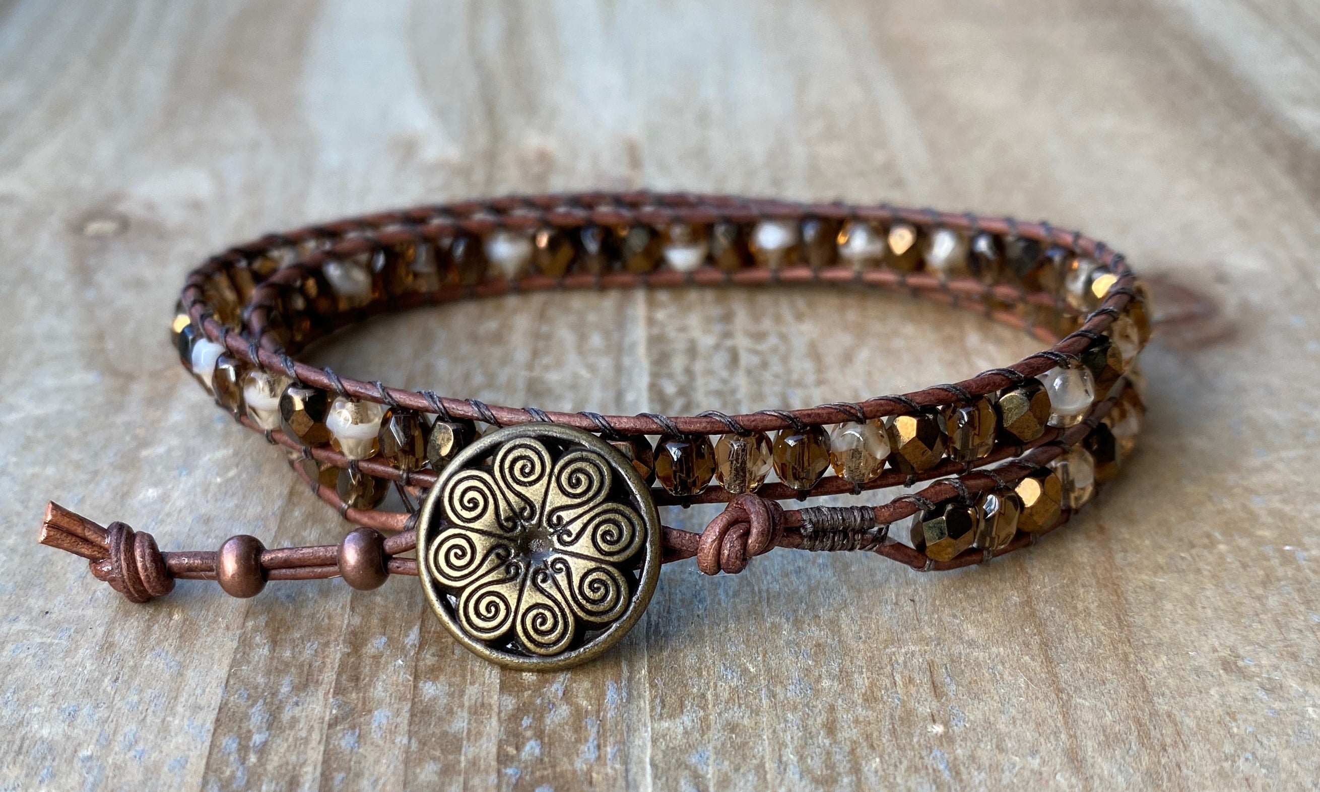 Armband ChanLuu-Style "Little Bling - brown"