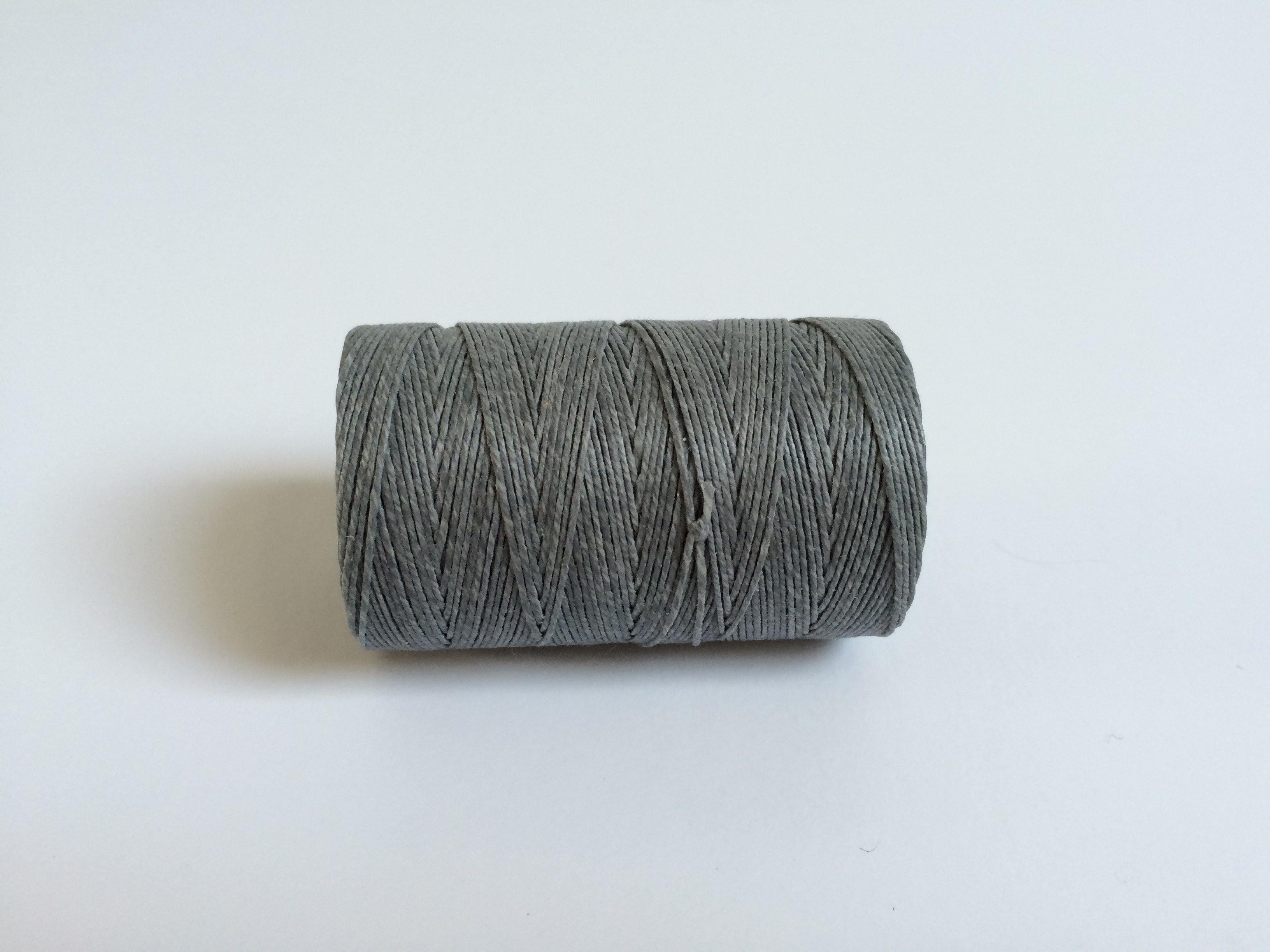 Irish Waxed Linen, Farbe 03 slate grey - bead&more