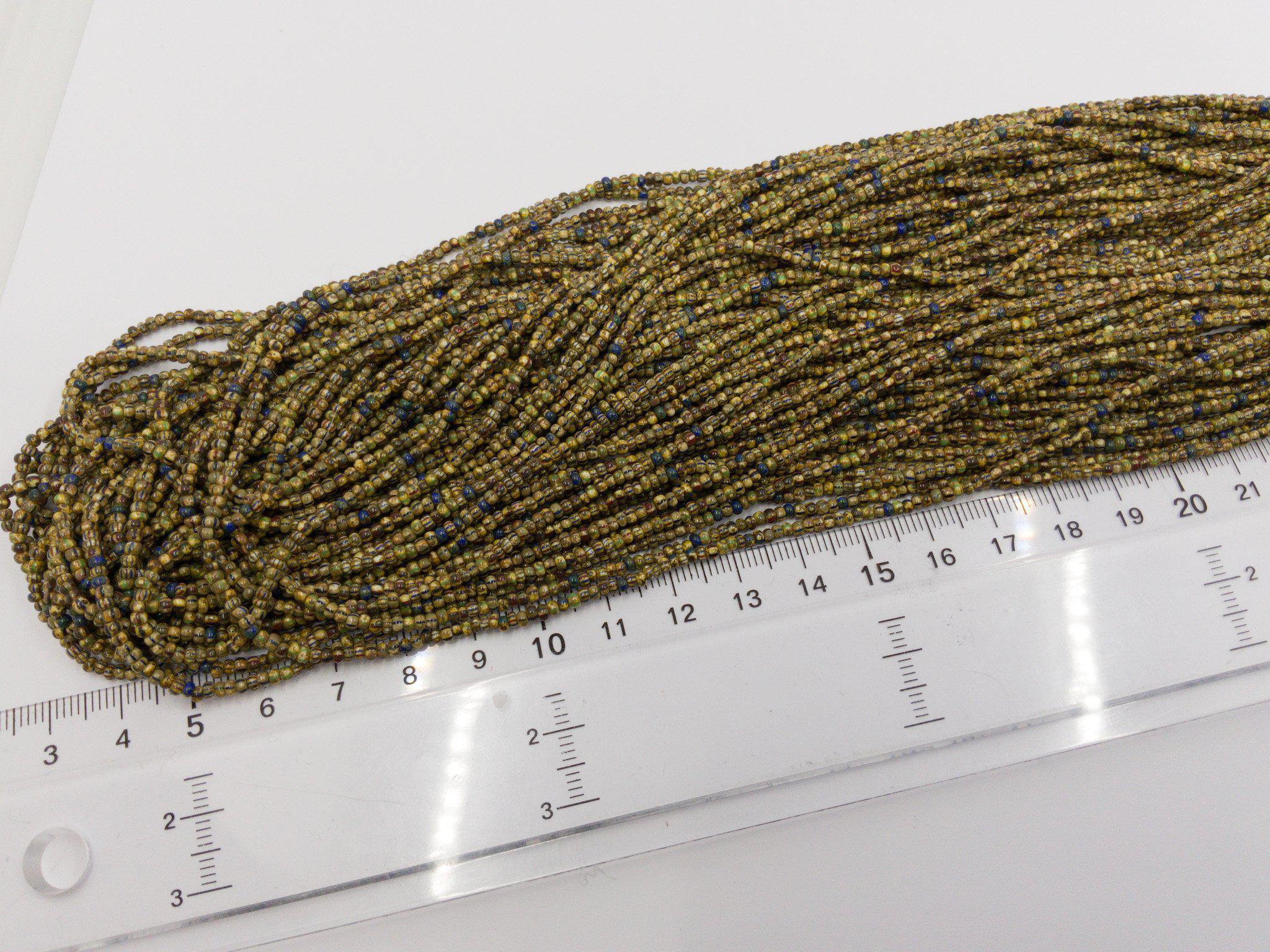 Aged Picasso Glasperlen 2 mm - Farbe Picasso Striped Mix - bead&more