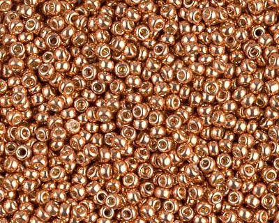 0 Round Seed Bead, Farbe Duracoat Galv Muscat - bead&more