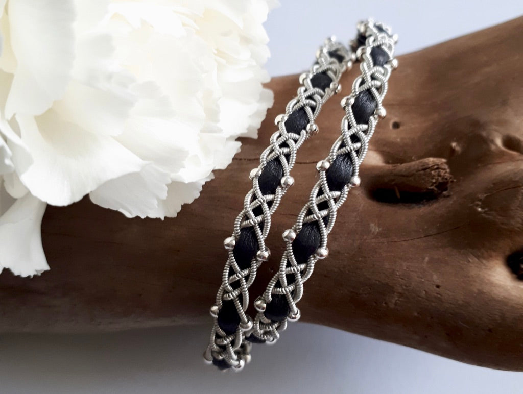 Zinndraht-Set für Wickelarmband "Smilla"