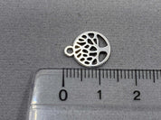Anhänger Metall "Lebensbaum" 13 mm, Farbe altsilber - bead&more
