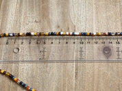 Aged Picasso Glasperlen 4 mm - Farbe Desert & Stone Mix
