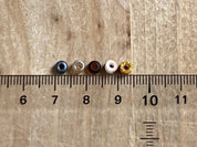 Aged Picasso Glasperlen 4 mm - Farbe Desert & Stone Mix