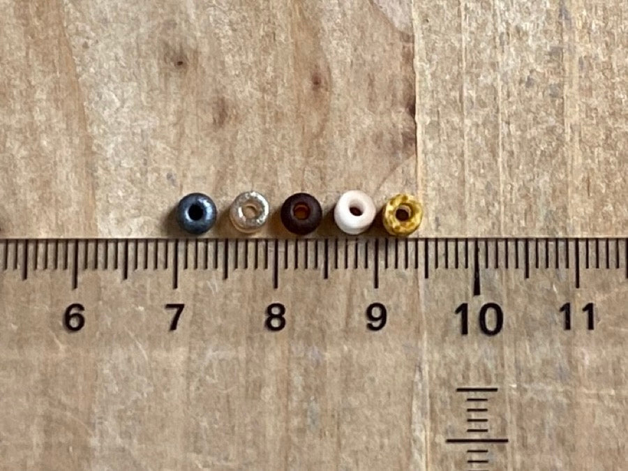 Aged Picasso Glasperlen 4 mm - Farbe Desert & Stone Mix