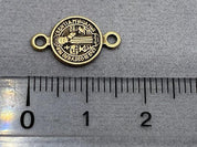 Zwischenteil Metall "Jesus", Farbe altmessing - bead&more