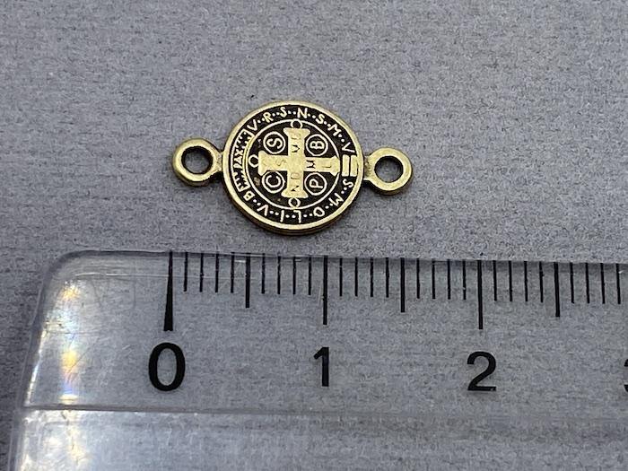 Zwischenteil Metall "Jesus", Farbe altmessing - bead&more