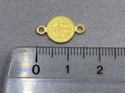 Zwischenteil Metall "Jesus", Farbe gold - bead&more