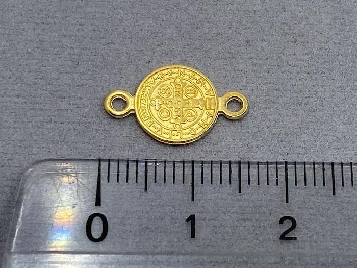 Zwischenteil Metall "Jesus", Farbe gold - bead&more