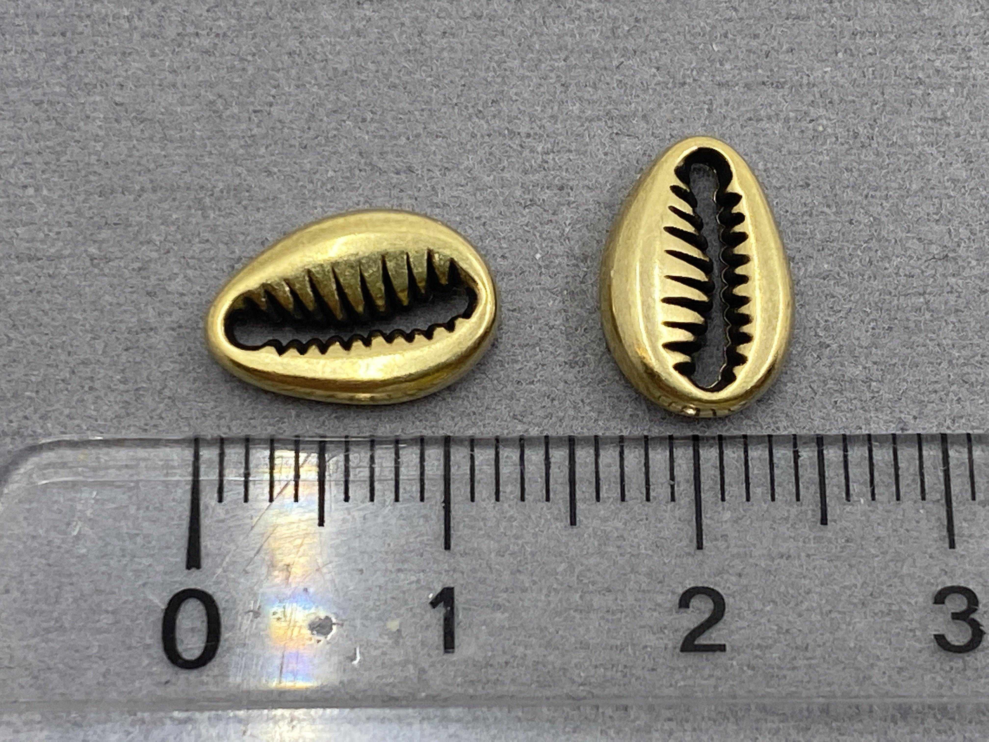Zwischenteil Metall "Kauri Muschel", Farbe altmessing - bead&more