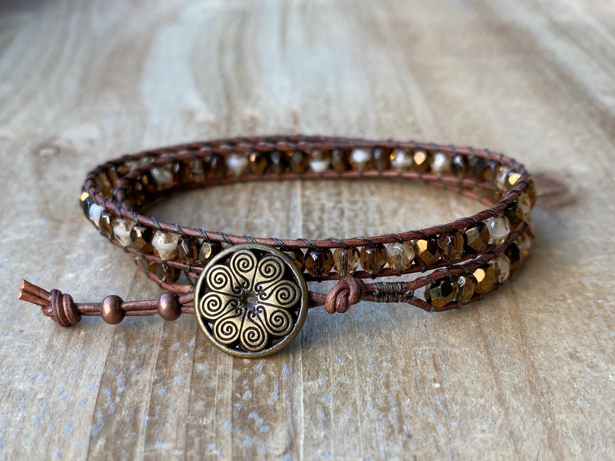 Armband ChanLuu-Style &quot;Little Bling - brown&quot;