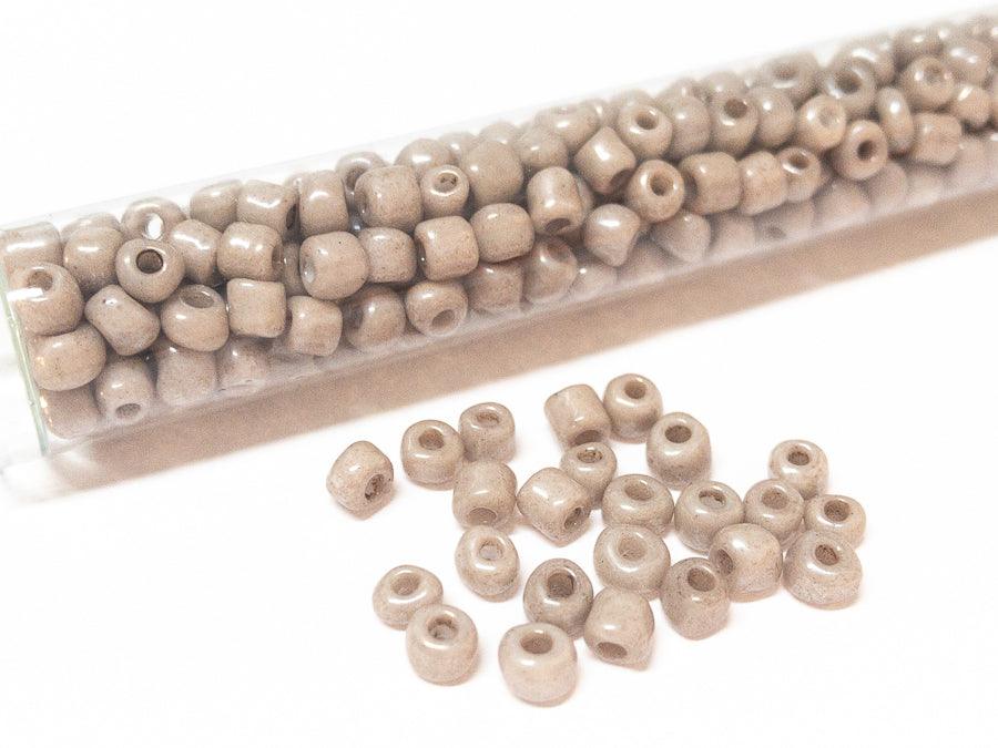 Perles rocailles en verre "Shabby" 4mm