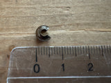Quetsch-Kaschierperlen - Crimp Covers, 10 Stück - gunmetal