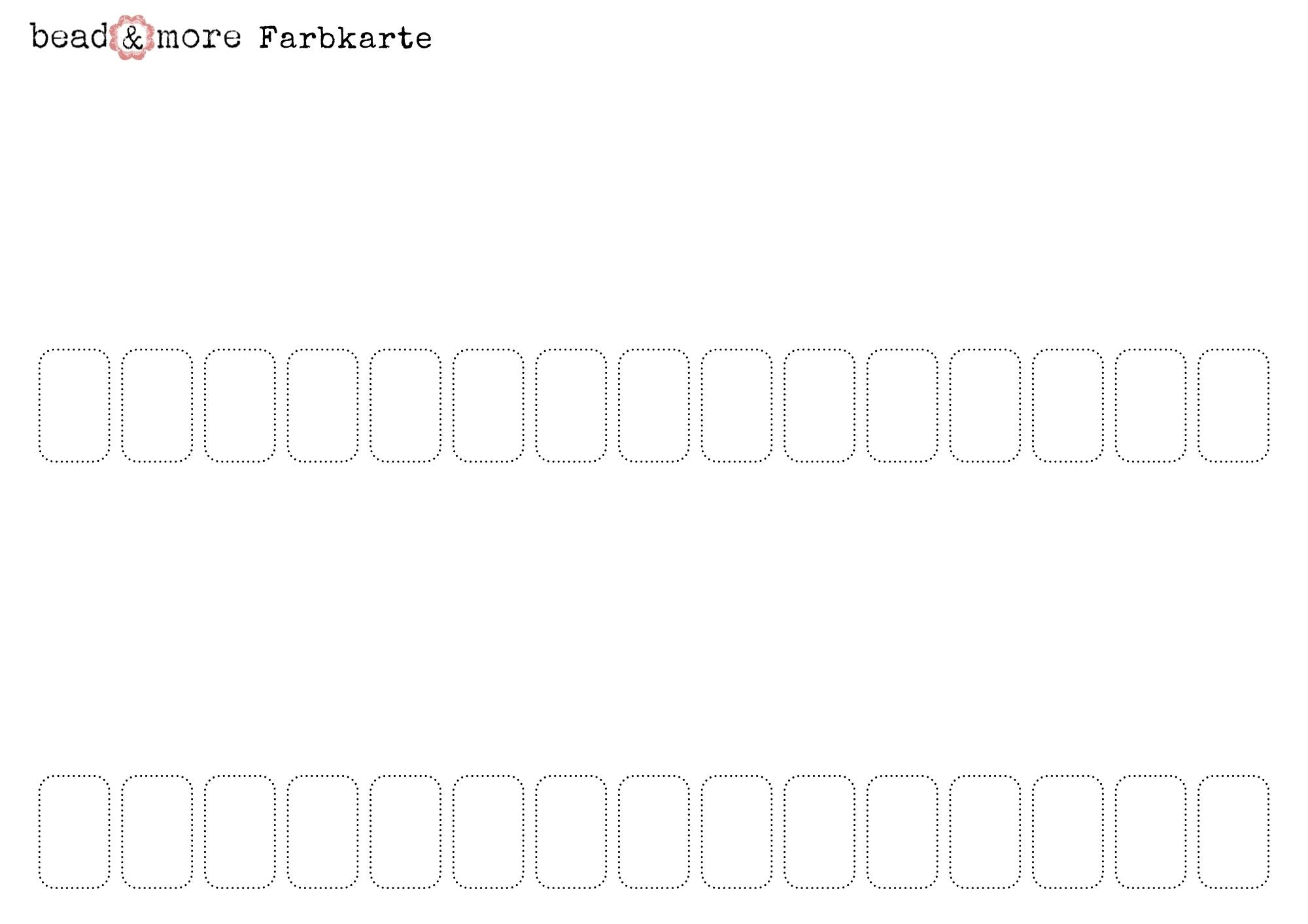 Farbkarte leer - als PDF