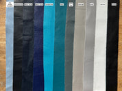 Lederstreifen 3 cm - Farbe blau/weiss/schwarz