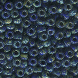 Miyuki 8/0 Round Seed Bead, Farbe Picasso Opaque Cobalt Picasso
