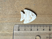 Keramik Perle Fisch - off white