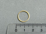 Parte intermedia in metallo "Ovale", colore oro