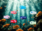 Keramik Perle kleiner Fisch