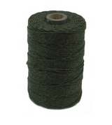 gewachstes Leinengarn / Irish Waxed Linen Farbe 32 dark emerald green 0.5 mm