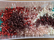 Miyuki 8/0 Round Seed Bead, Farbe Mix 02 Desert Coral