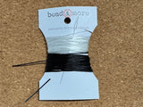 Elastische Faser 0.7 mm - OPELON white & black - je 3 m inkl. Nadel