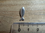 Anhänger Metall "Fisch" 17 mm, silber