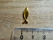 Anhänger Metall "Fisch" 17 mm, gold