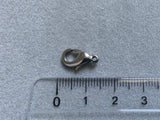 Karabinerverschluss 13 mm, Farbe silber antik