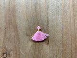 Anhänger Quaste 1.5 cm, Farbe gold pink