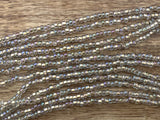 Preciosa Glass Seed Beads - Farbe crystal bronze lined AB