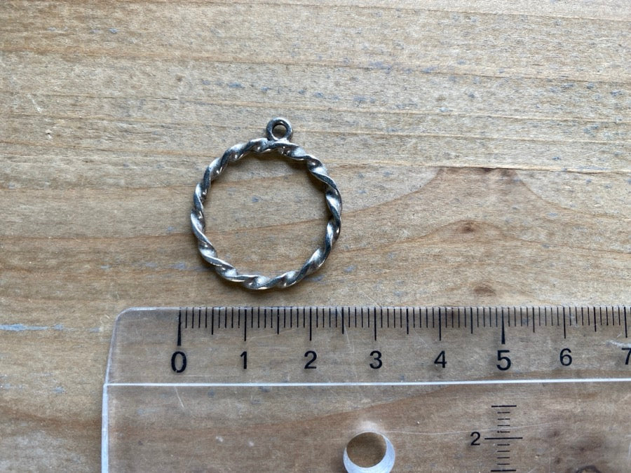 Anhänger Metall "Ring", Farbe silber