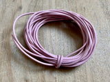 Lederkordel rund 1,5 mm, Farbe 162 rose
