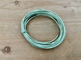 Lederkordel rund 1,5 mm, Farbe 281 metallic seafoam light