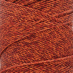 Makramee-Garn 1 mm  aus gewachstem Polyester, Farbe Copper