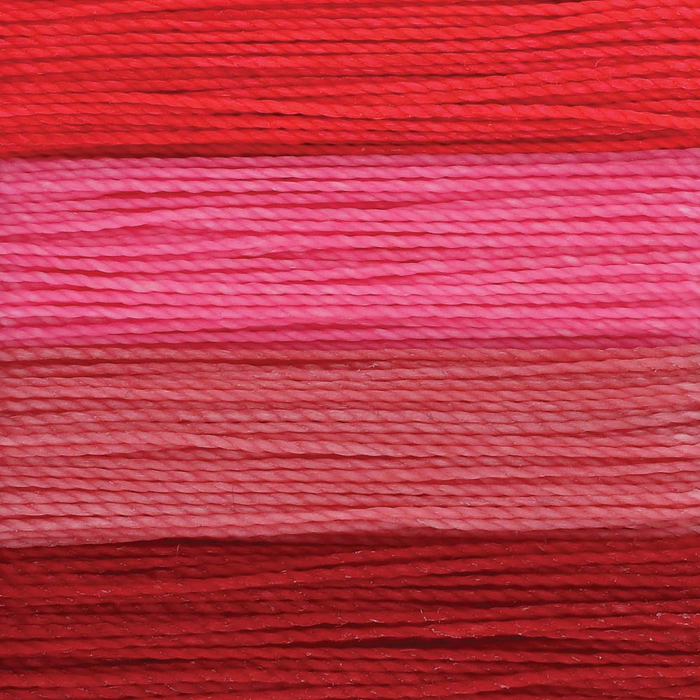 Fil macramé polyester ciré 1 mm coloris MIX06 - Floral Vibes