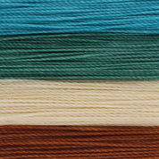 Makramee-Garn 1 mm aus gewachstem Polyester, Farbe MIX08 - Beach n' Sea