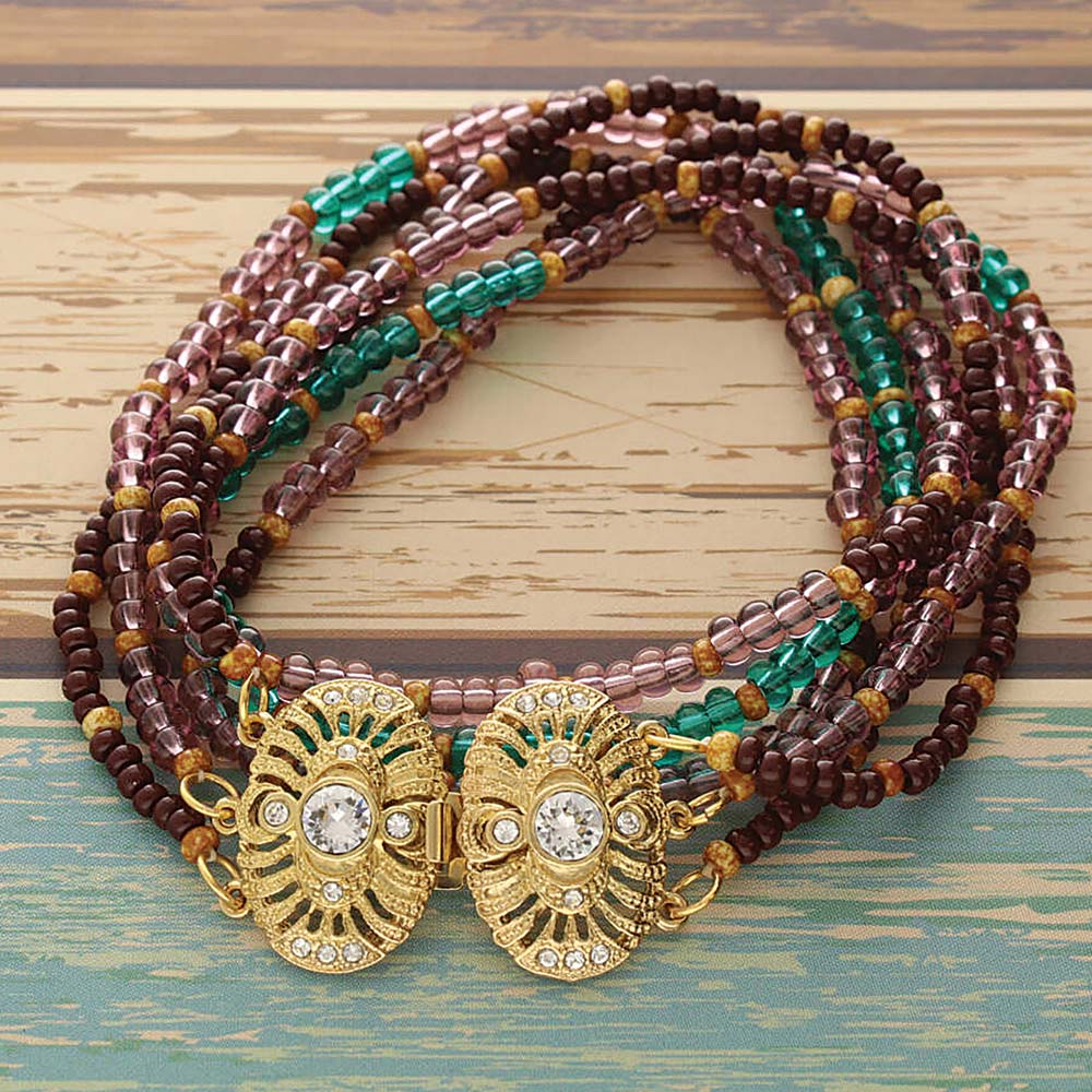 Perles de rocaille en verre Preciosa - couleur aqua S/L