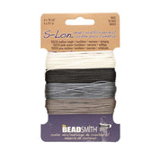 Fil de nylon Super-Lon standard TEX 210, couleur 01 gunmetal