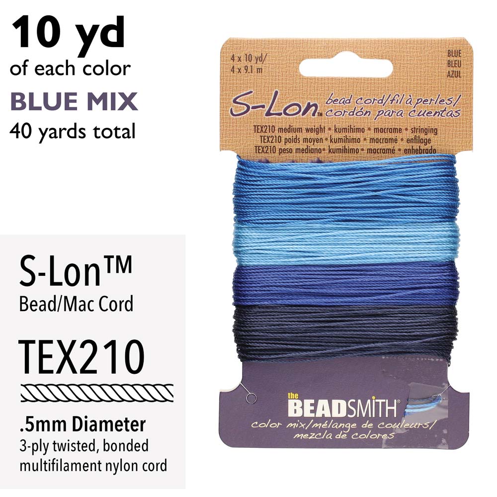 Super-Lon Nylongarn Standard TEX 210, Blue Mix