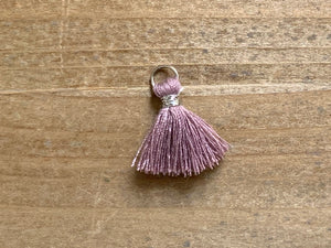 Nappa pendente 1,5 cm, colore argento, lavanda