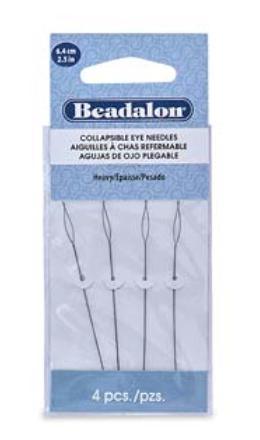 Perlennadeln Collapsible Eye von Beadalon, 4 Stk. Heavy - bead&more