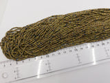 Aged Picasso Glasperlen 2 mm - Farbe Picasso Striped Mix