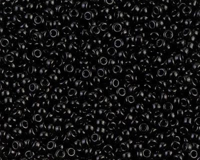 0 Round Seed Bead, Farbe Black - bead&more