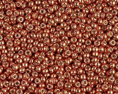 0 Round Seed Bead, Farbe Duracoat Galv Pink Blush - bead&more