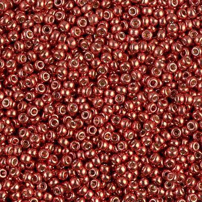 Miyuki 11/0 Round Seed Bead, Farbe Duracoat Galv Berry - bead&more