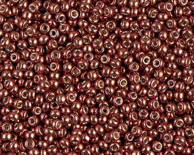 0 Round Seed Bead, Farbe Duracoat Galv. Dk Berry - bead&more