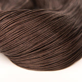 Baumwollkordeln gewachst 1 mm, Farbe 10 chocolate